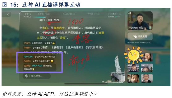 我想了解一下豆神 AI 直播课弹幕互动
