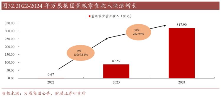 咨询大家.2022-2024 年万辰集团量贩零食收入快速增长
