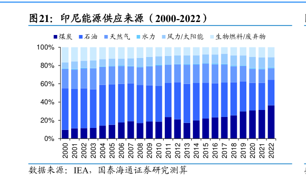 如何了解印尼能源供应来源（2000-2022）
