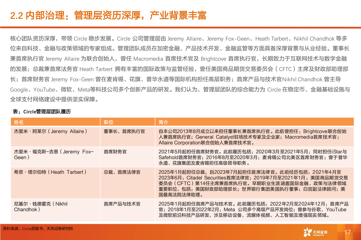 如何了解2.2 内部治理：管理层资历深厚，产业背景丰富