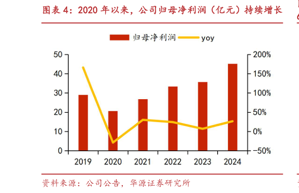 如何看待2020 年以来，公司归母净利润（亿元）持续增长