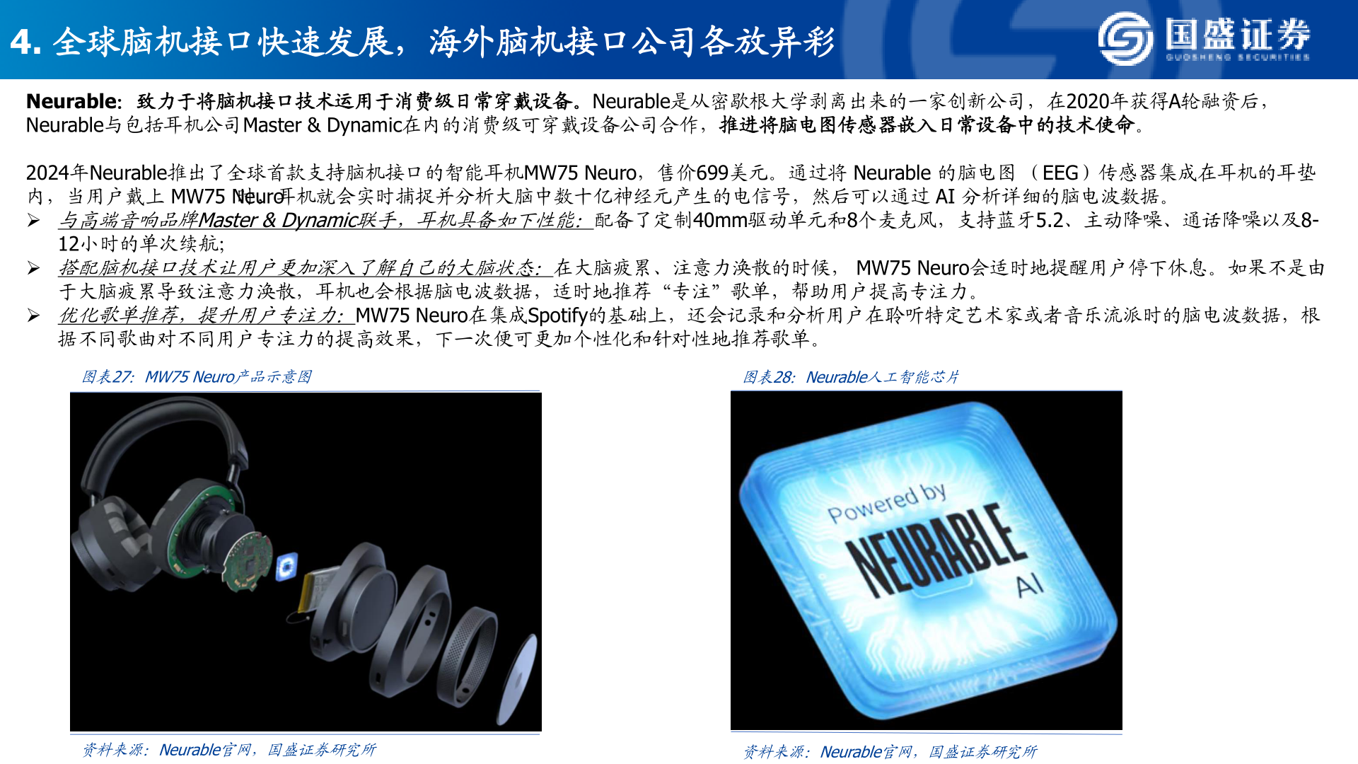 各位网友请教一下4. 全球脑机接口快速发展，海外脑机接口公司各放异彩