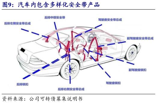 怎样理解汽车内包含多样化安全带产品?
