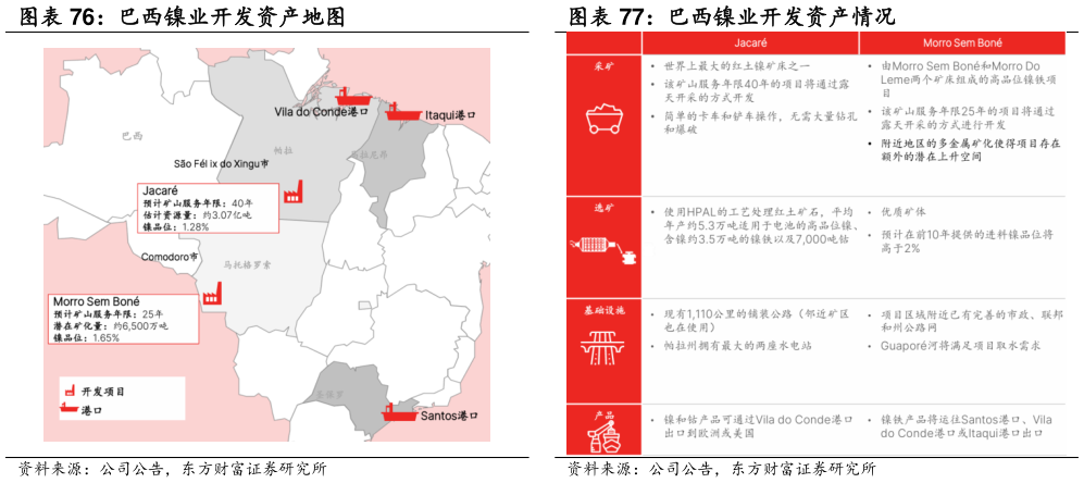 如何看待巴西镍业开发资产情况