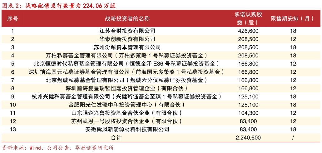 谁知道战略配售发行数量为 224.06 万股