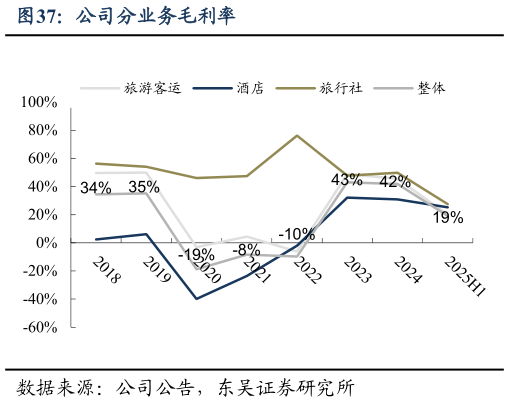 如何解释公司分业务毛利率