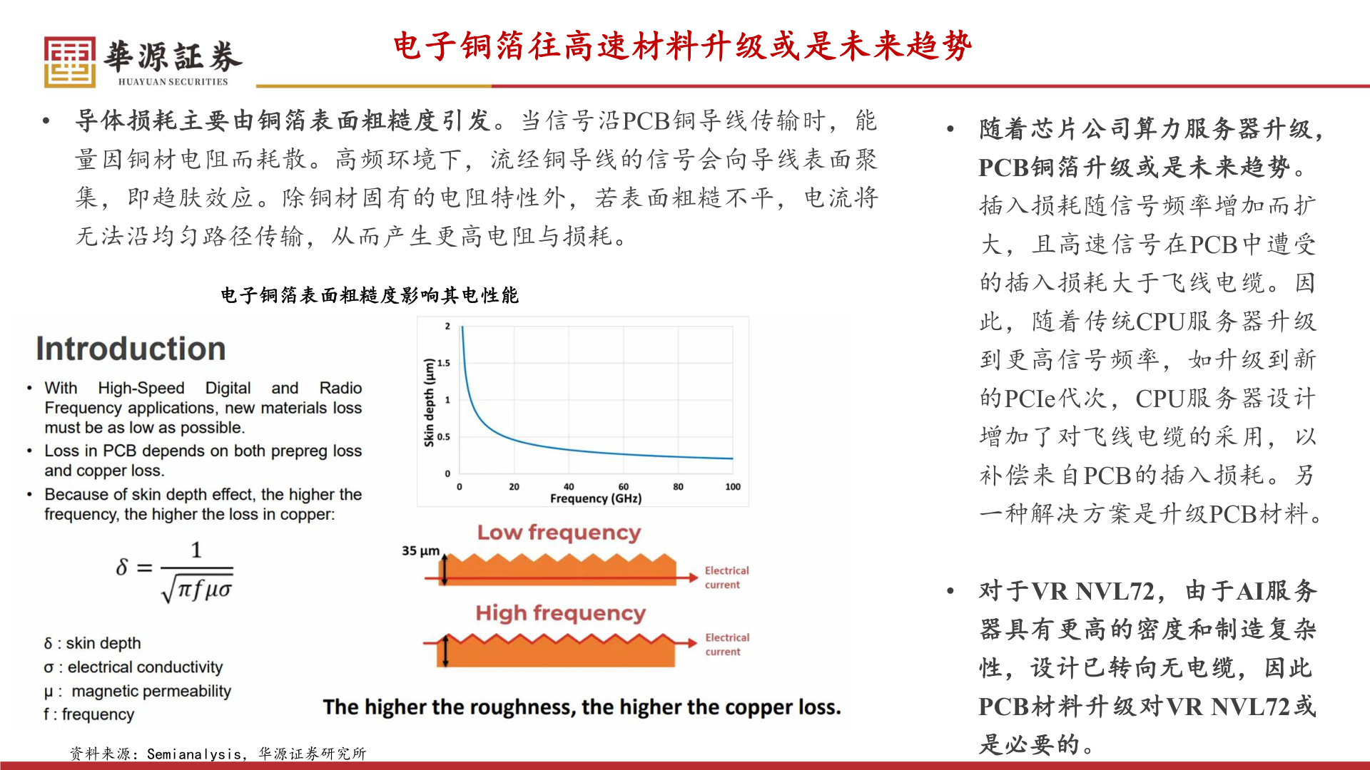 想关注一下电子铜箔往高速材料升级或是未来趋势
