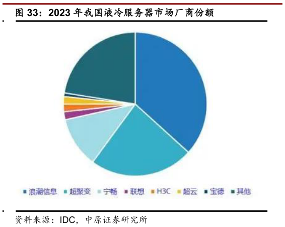 如何解释2023 年我国液冷服务器市场厂商份额