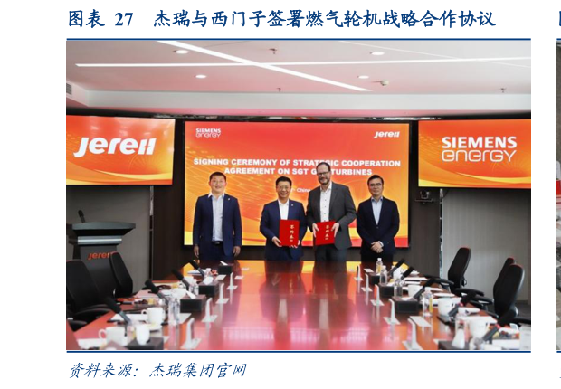 我想了解一下杰瑞与西门子签署燃气轮机战略合作协议