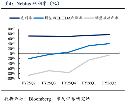 如何才能Nebius 利润率（%）