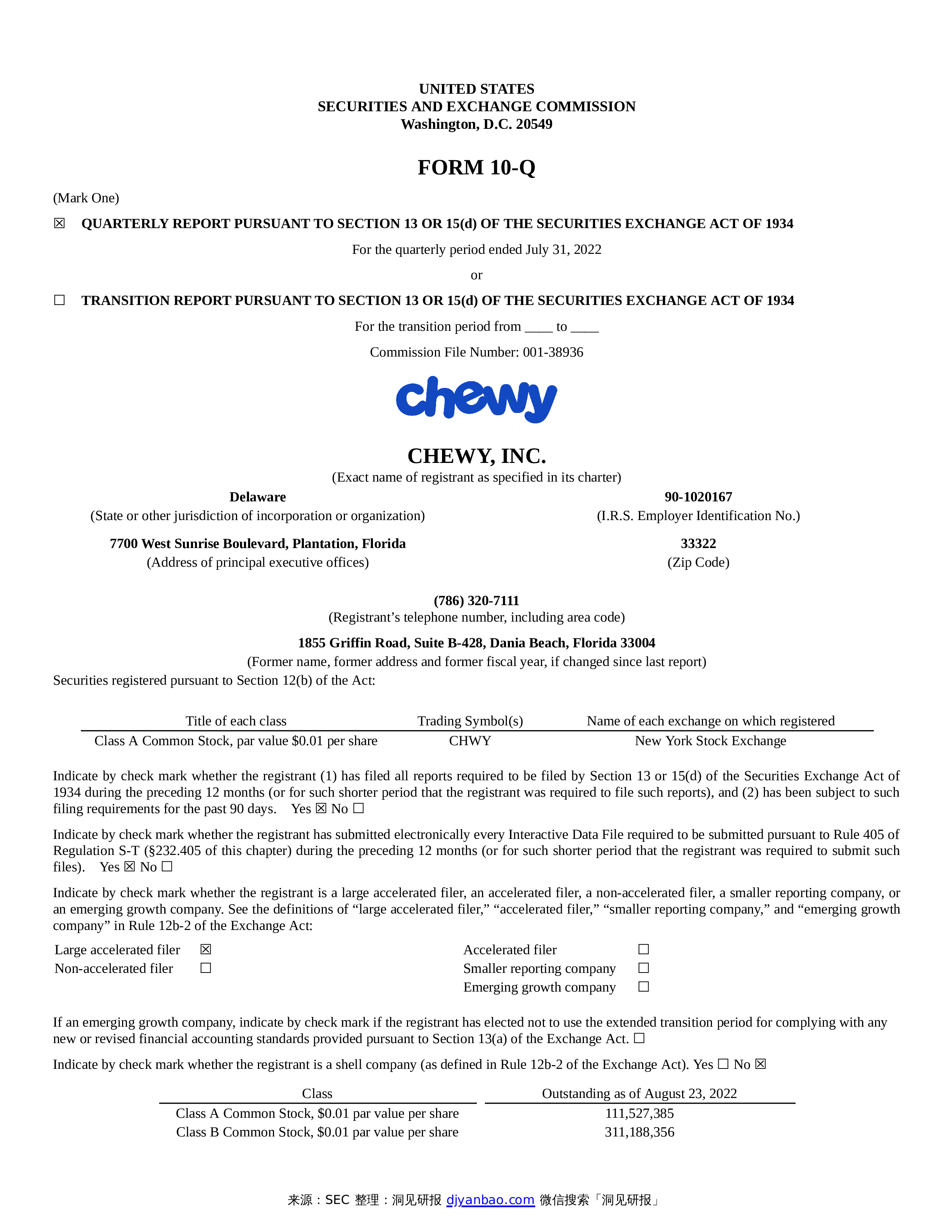 form-10-q-chewy-inc